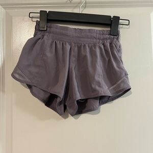 lululemon athletica Hotty Hot Gray Athletic Shorts